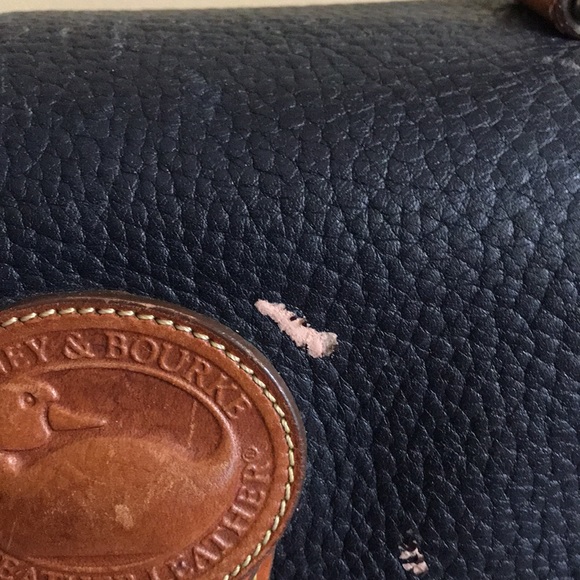 Navy blue used cute hand held purse - Picture 3 of 8